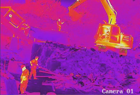 thermal image for fire detection
