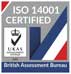 UKAS ISO 14001 logo